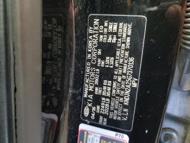 2016 KIA SOUL KNDJN2A25G7370136