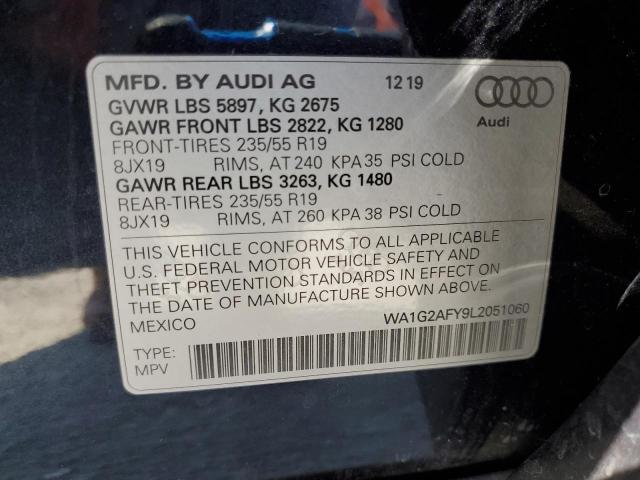 2020 AUDI Q5 E PREMIUM WA1G2AFY9L2051060