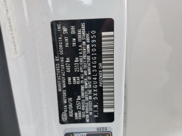 2016 KIA OPTIMA EX - 5XXGU4L34GG103950