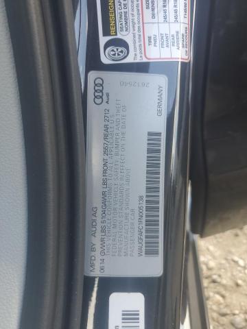 2015 AUDI A6 PREMIUM WAUGFAFC1FN005138
