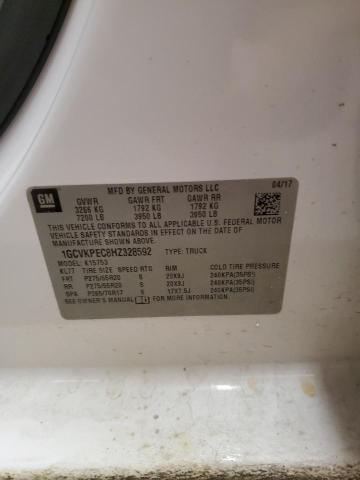 2017 CHEVROLET SILVERADO 1GCVKPEC8HZ328592