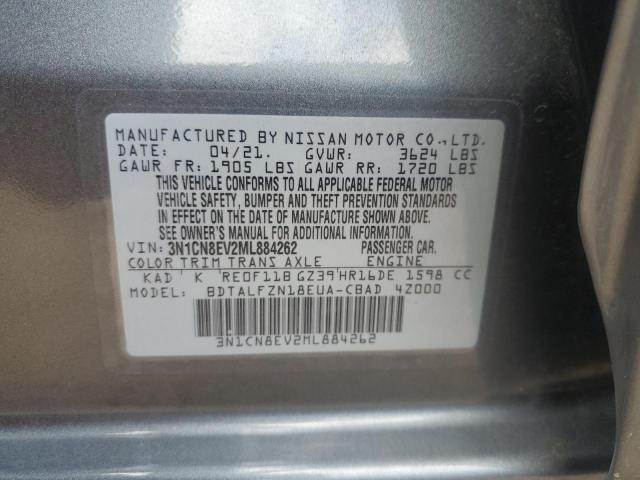2021 NISSAN VERSA SV 3N1CN8EV2ML884262