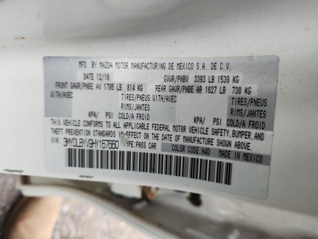 2017 TOYOTA YARIS IA 3MYDLBYV9HY167660