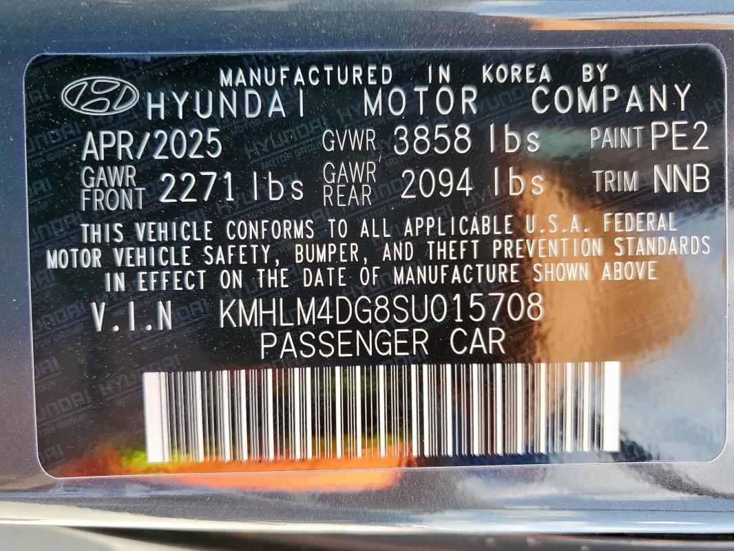 2025 HYUNDAI ELANTRA SE - KMHLM4DG8SU015708