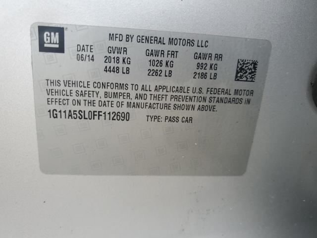 2015 CHEVROLET MALIBU LS - 1G11A5SL0FF112690