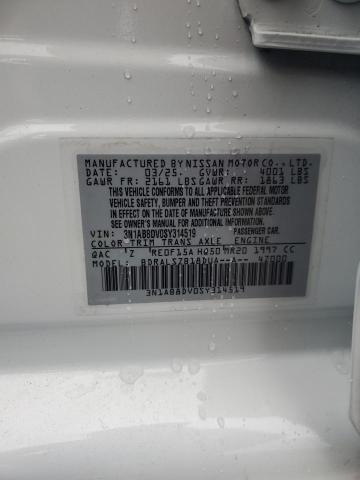 2025 NISSAN SENTRA SR 3N1AB8DV0SY314519