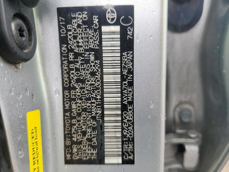2018 TOYOTA CAMRY L JTNB11HK0J3046294