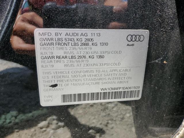 2014 AUDI Q5 TDI PRE - WA1CMAFP1EA061509