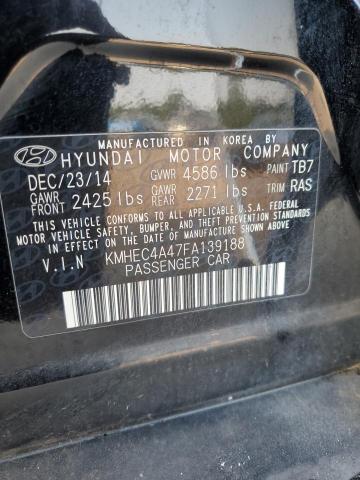 2015 HYUNDAI SONATA HYBRID KMHEC4A47FA139188
