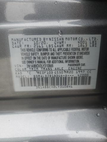 2020 NISSAN SENTRA SV - 3N1AB8CV2LY310846