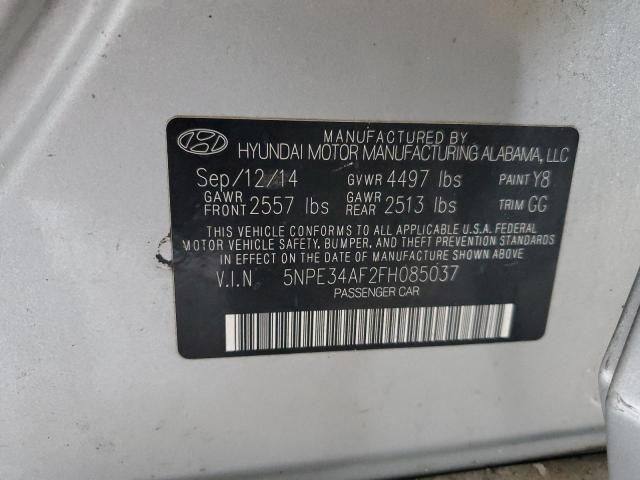 2015 HYUNDAI SONATA SPO #3266972501