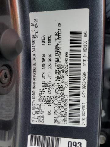 2020 TOYOTA TACOMA DOU 3TMCZ5AN6LM369103