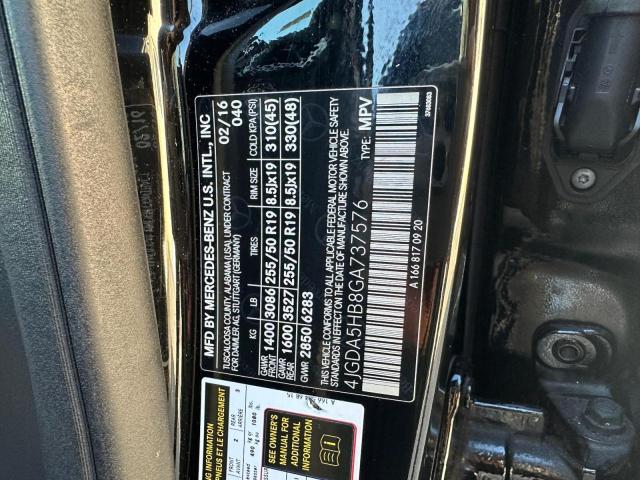 2016 MERCEDES-BENZ GLE 350 4M 4JGDA5HB8GA737576
