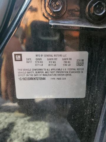 2017 CHEVROLET CRUZE LS - 1G1BC5SMXH7270944