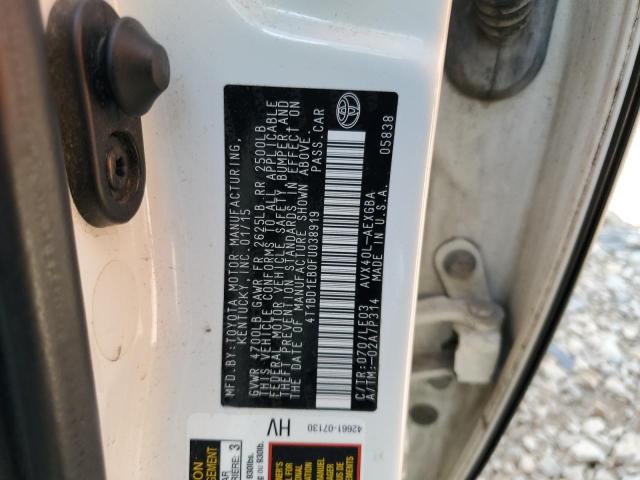 2015 TOYOTA AVALON HYB 4T1BD1EB0FU038919