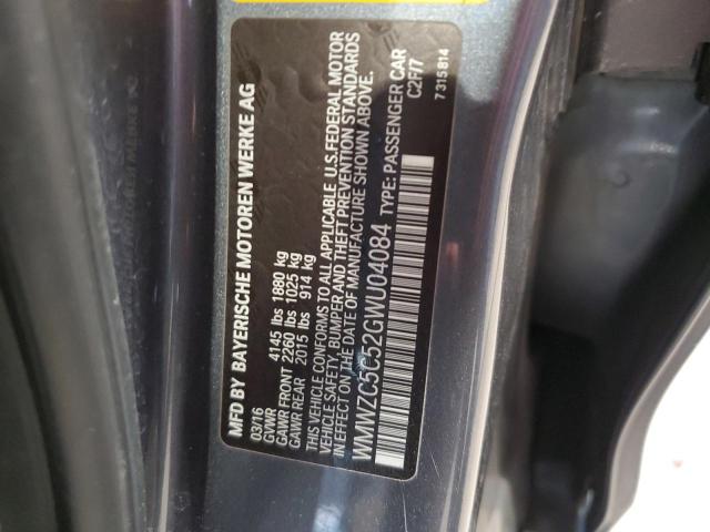 2016 MINI COOPER S C WMWZC5C52GWU04084