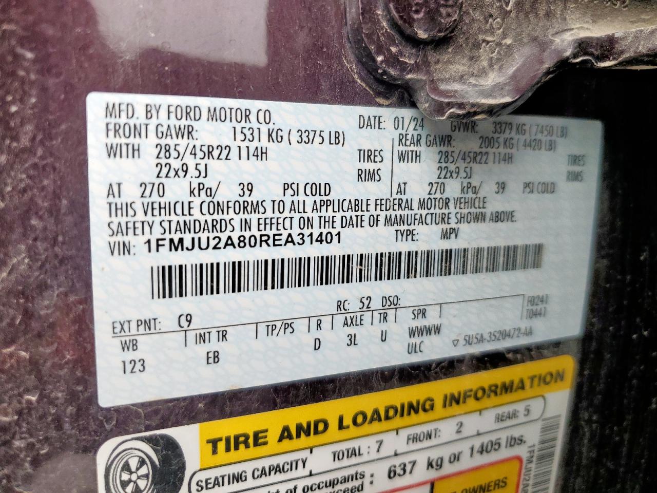 FORD EXPEDITION LIMITED