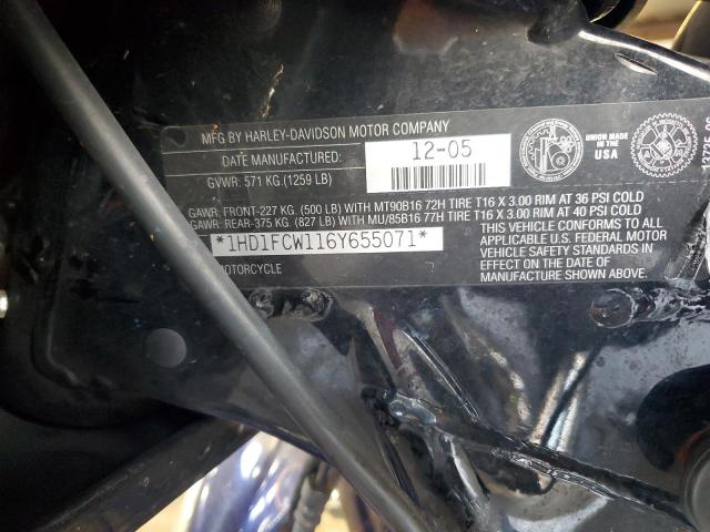 2006 HARLEY-DAVIDSON FLHTCUI 1HD1FCW116Y655071