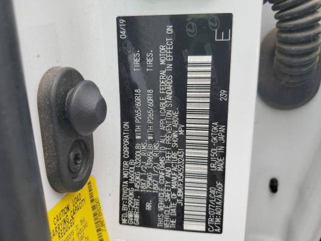 2019 LEXUS GX 460 JTJBM7FX5K5232431