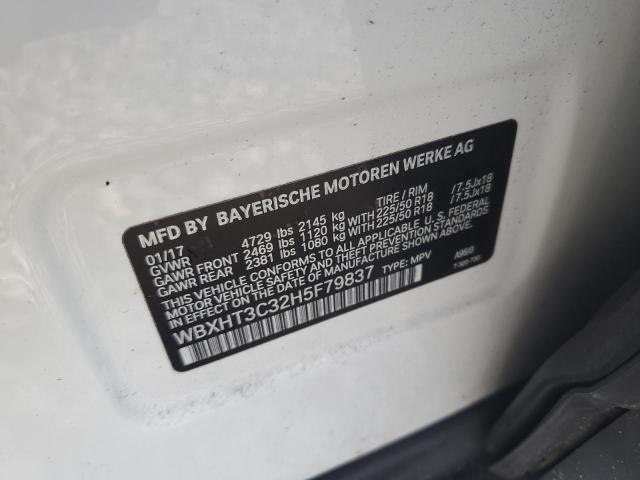 2017 BMW X1 XDRIVE28I WBXHT3C32H5F79837