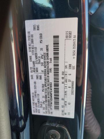 2022 FORD F150 SUPER 1FTFW1E84NFC41853