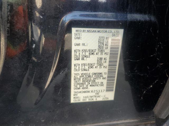 2011 NISSAN PATHFINDER S - 5N1AR1NB0BC625117