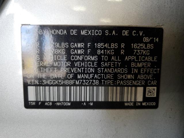 2015 HONDA FIT EX 3HGGK5H88FM732738