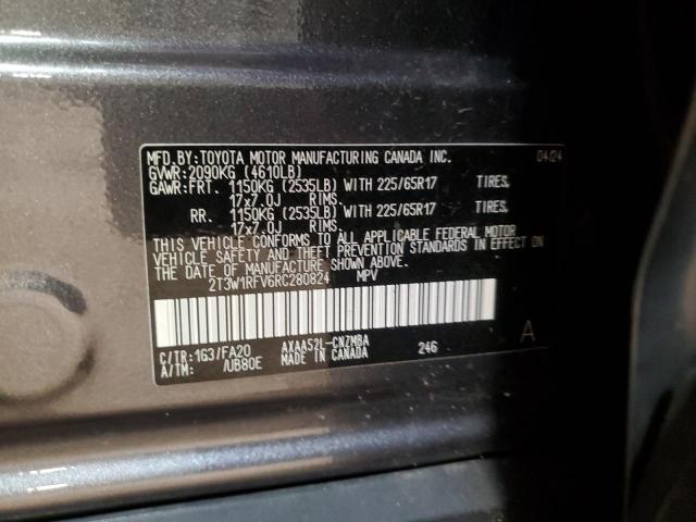 2024 TOYOTA RAV4 XLE - 2T3W1RFV6RC280824
