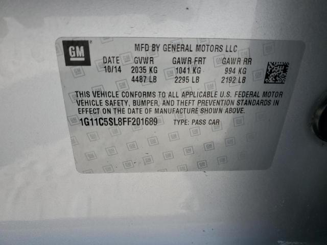 2015 CHEVROLET MALIBU 1LT 1G11C5SL8FF201689