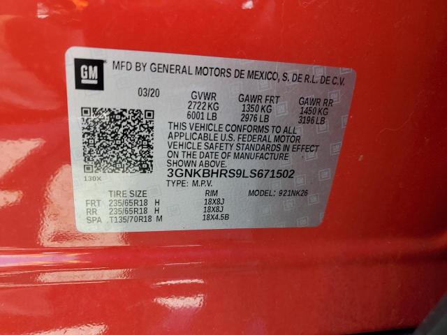 2020 CHEVROLET BLAZER 2LT #3285753656