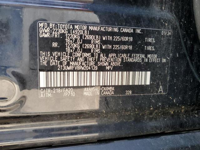 2024 TOYOTA RAV4 WOODL 2T3UWRFV8RW204139