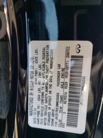 2022 INFINITI Q60 LUXE JN1EV7KK3NM600464