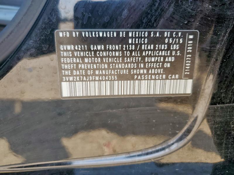 2015 VOLKSWAGEN JETTA BASE #3302010048