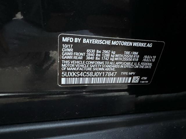 2018 BMW X5 XDRIVE3 - 5UXKS4C58J0Y17847