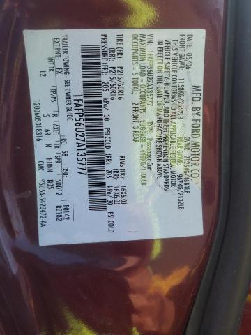 2007 FORD TAURUS SEL #3286895224