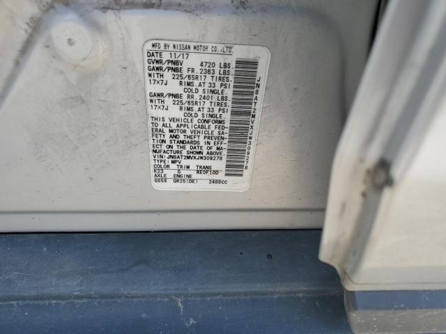 2018 NISSAN ROGUE S - JN8AT2MVXJW309278