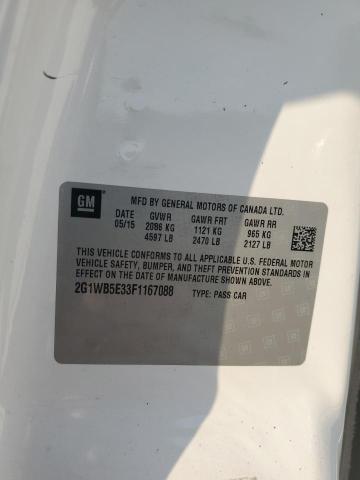 2015 CHEVROLET IMPALA LIM 2G1WB5E33F1167088