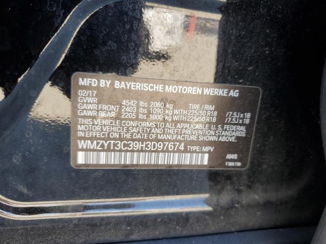 2017 MINI COOPER S COUNTRYMAN WMZYT3C39H3D97674