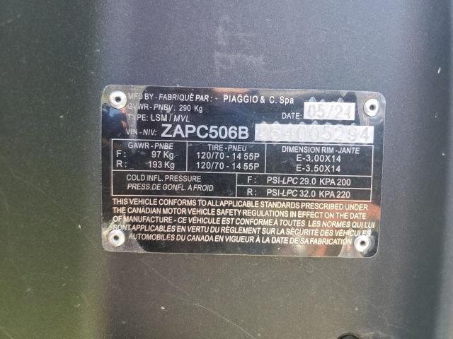 2025 PIAGGIO TYPHOON 50 ZAPC506B9S4005294