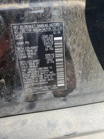 2020 NISSAN ROGUE S - KNMAT2MV8LP536008