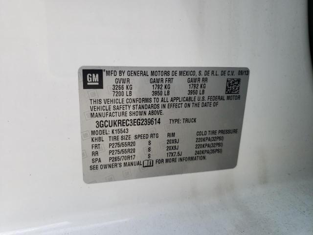 2014 CHEVROLET SILVERADO - 3GCUKREC3EG239614