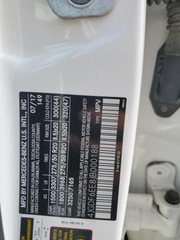 2018 MERCEDES-BENZ GLS 450 4M 4JGDF6EE8JB000188