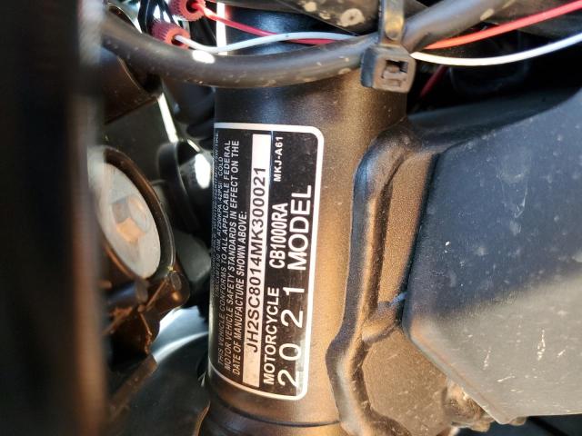 2021 HONDA CB1000 RA JH2SC8014MK300021