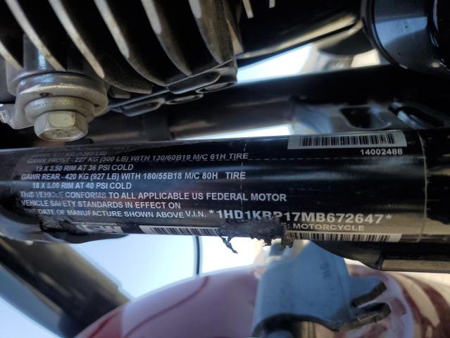 2021 HARLEY-DAVIDSON FLHXS 1HD1KRP17MB672647