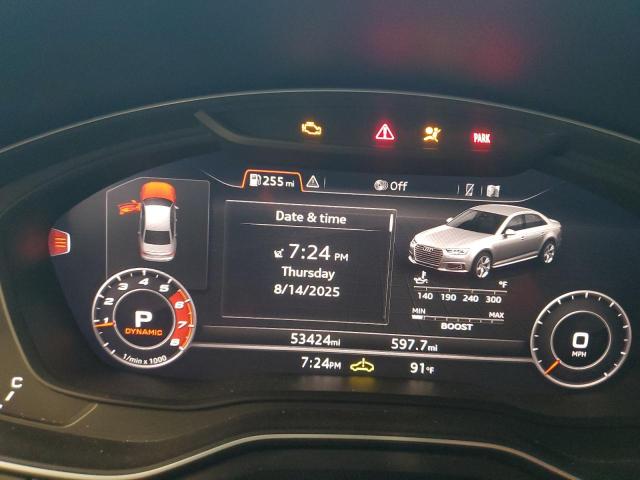 2019 AUDI S4 PRESTIG WAUC4AF49KA066610