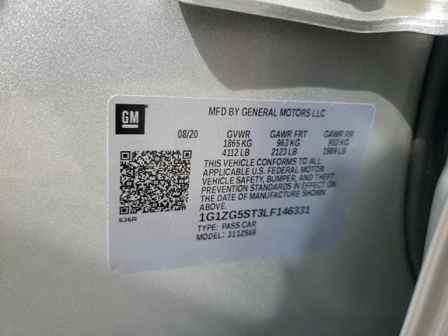 2020 CHEVROLET MALIBU RS - 1G1ZG5ST3LF146331