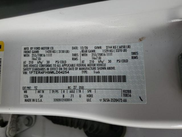 2021 FORD RANGER XL 1FTER4FH9MLD04254
