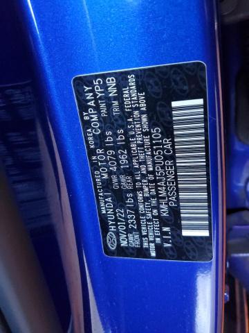 2023 HYUNDAI ELANTRA BLUE KMHLM4AJ5PU051105