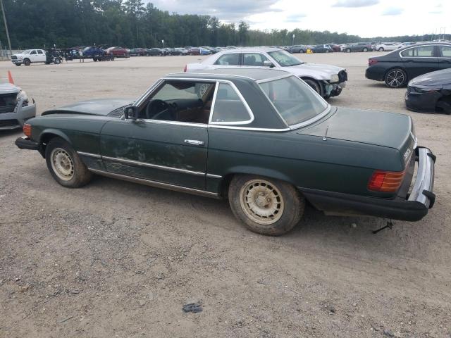 MERCEDES-BENZ 380 SL 1983 green roadster gas WDBBA45A6DB026500 photo #3