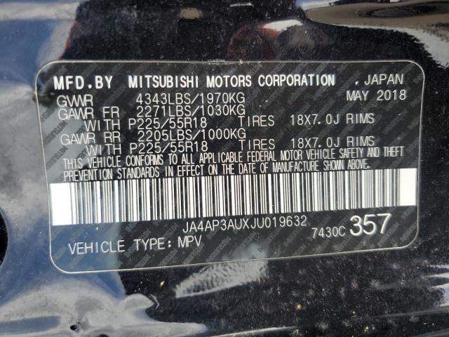 2018 MITSUBISHI OUTLANDER JA4AP3AUXJU019632
